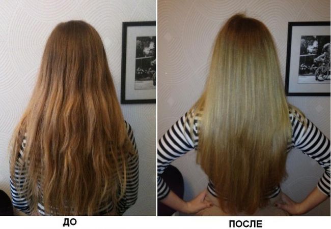 Элюминирование светлых волос